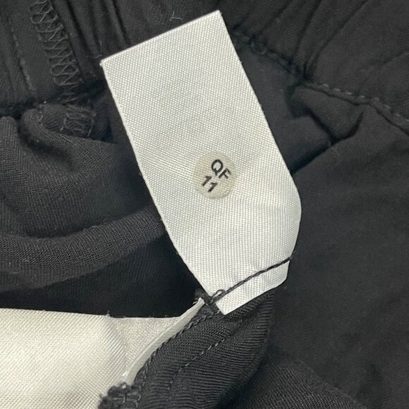 LOFT Utility Jumpsuit Women's Size Small Front Zip Black 100% Rayon Ankle NEW‎ - Picture 12 of 15